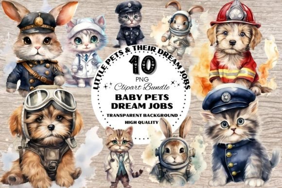Download Little Pets &amp; Their Future Dream Jobs - Jobs Collection
