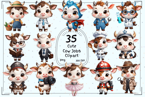 Download 35 Cute Cow Jobs Clipart - Jobs Collection