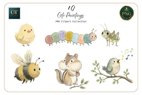 Download Cute Watercolor Animal Clipart Set - Premium Resources