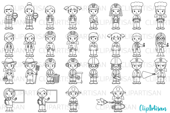 Download Community Helpers Clipart, Jobs - Jobs Collection