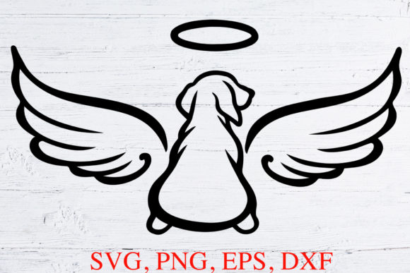 Download Angel Wings SVG Pet Dog Loss Cut File - Pet Collection