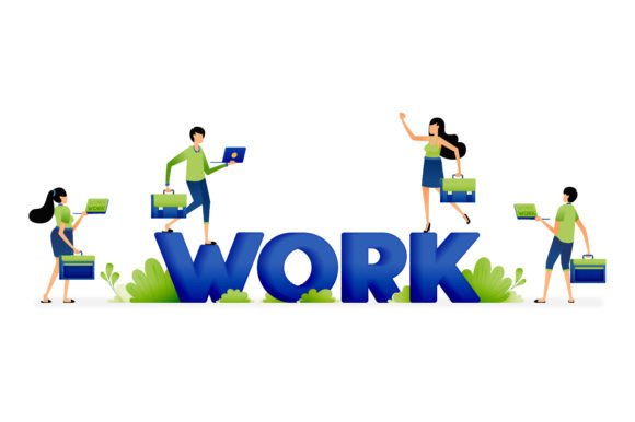 Download People Carrying Briefcases to Find Jobs - Jobs Collection